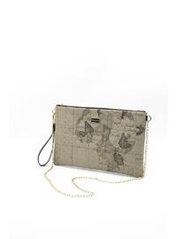 Khaki - Clutch Bags / Handbags
