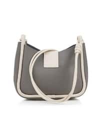 Grey - Satchel - Shoulder Bags