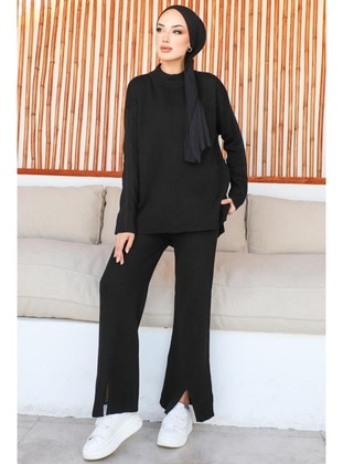 Black - Knit Suits - Benguen