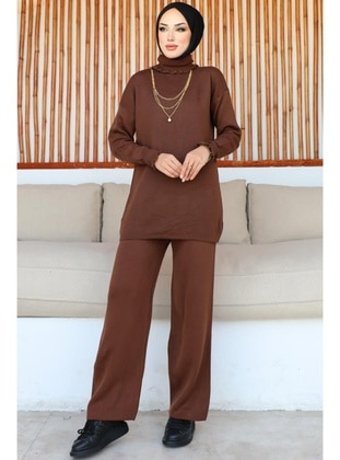 Brown - Knit Suits - Benguen
