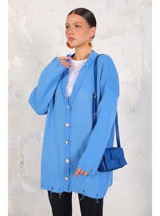 Blue - Cardigan - Melike Tatar