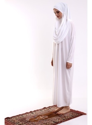 White - Prayer Clothes - İhvanonline