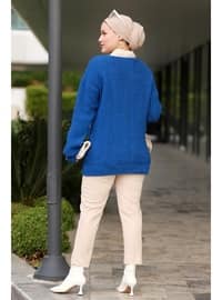 Saxe Blue - Knit Cardigan