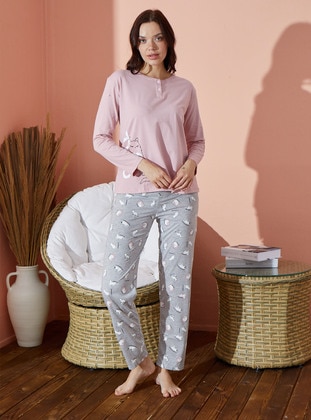 Powder Pink - Pyjama Set - Tampap
