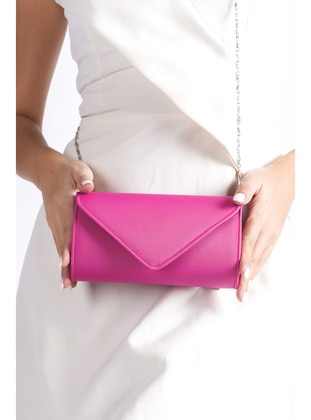Fuchsia - Clutch Bags / Handbags - Moda Değirmeni