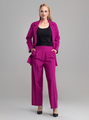 Purple - Suit - Sahra Afra