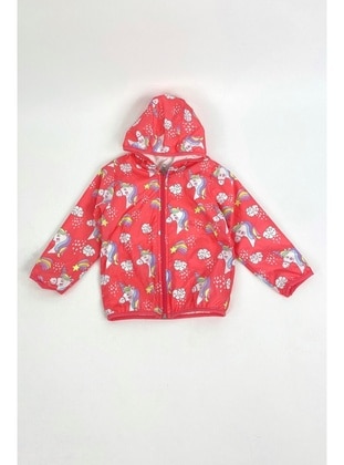 MNK Baby Coral Girls` Raincoat
