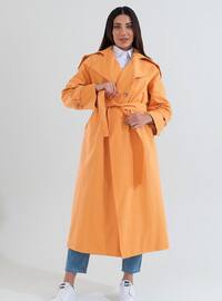 Orange - Trench-coat