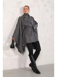 Black - Unlined - Poncho