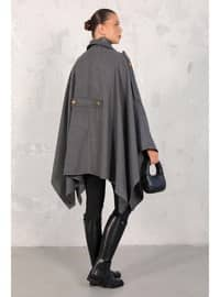 Black - Unlined - Poncho