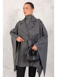 Black - Unlined - Poncho