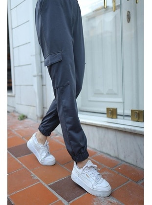 Smoke Color - 200gr - Pants - Burcu Fashion
