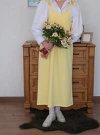 Yellow - Skirt Overalls