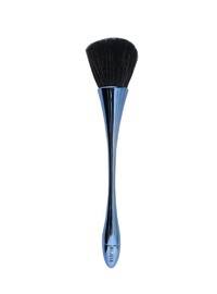 Shiny Handle Black Tipped Beveled Blush Brush