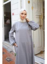 Grey - 300gr - Modest Dress