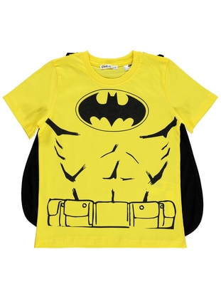 Yellow - Boys` T-Shirt - BATMAN