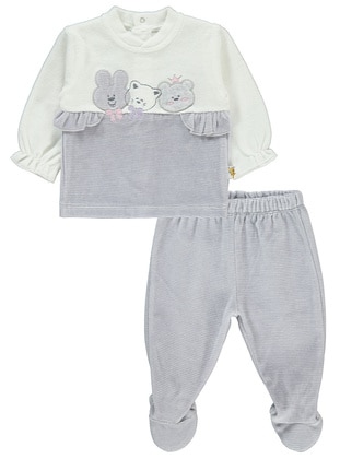 Ecru - Gray - Baby Care-Pack & Sets - Minidamla