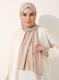 2-Pack Premium Jersey Shawl - Beige - Cashew