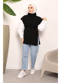 Black - Knit Sweater