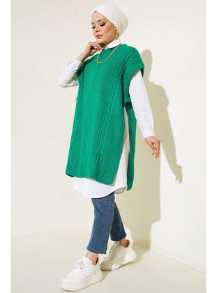 Green - Knit Sweaters - Benguen