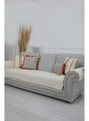 Cream - Sofa Throws - Aisha`s Design