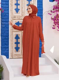 Brick Red - Abaya