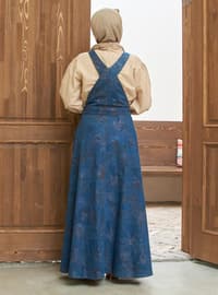 Dark Blue - Skirt Overalls