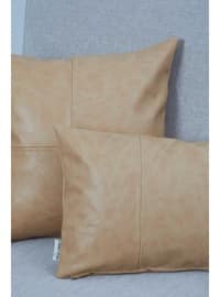 Milky Brown - Throw Pillows