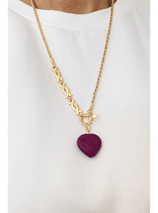 Purple - Necklace - Liveyn Design