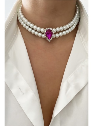 Pink - Necklace - Liveyn Design