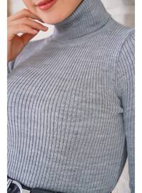 Grey - Knit Sweaters