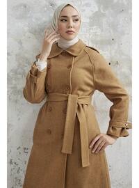 Camel - Fully Lined - Coat