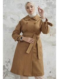 Camel - Fully Lined - Coat