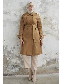 Camel - Fully Lined - Coat