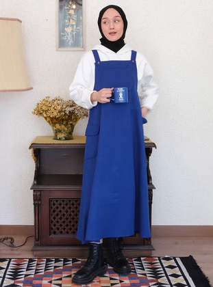 Blue - Skirt Overalls - Ceylan Otantik