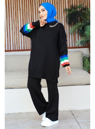 Black - Knit Suits - Benguen
