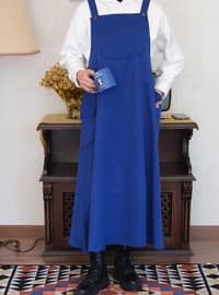 Blue - Skirt Overalls
