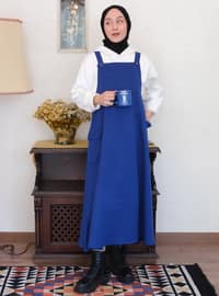 Blue - Skirt Overalls