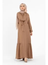 Milky Brown - Modest Dress