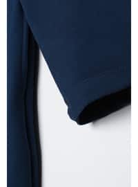 Blue - Sweatheart Neckline - Multi - Cardigan