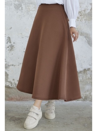 Brown - Skirt - InStyle