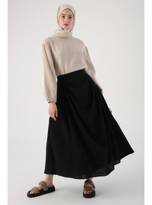 Black - Fully Lined - Skirt - ALLDAY