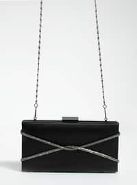 Platinum Black - Evening Bag