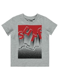 Gray Melange - Boys` T-Shirt