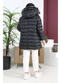 Black - Fully Lined - Plus Size Puffer Jacket
