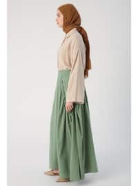 Green - Fully Lined - Skirt