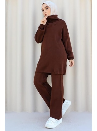 Brown - Knit Suits - Benguen