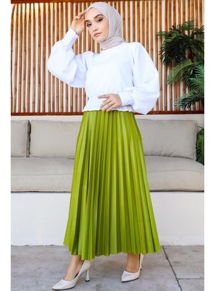 Olive Green - Skirt - Benguen