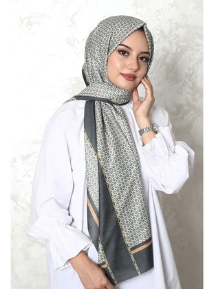 Gray - Anthracite - Shawl - Afvente
