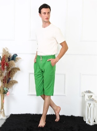 الفستق الأخضر - قطع بيجامات سفلية رجالية - Akbeniz